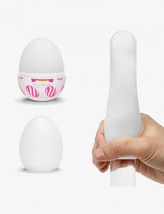 Wonder Curl Egg Masturbator Tenga