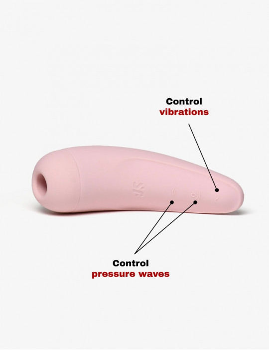 Vibrators Vibrator - Satisfyer - Curvy - Pink
