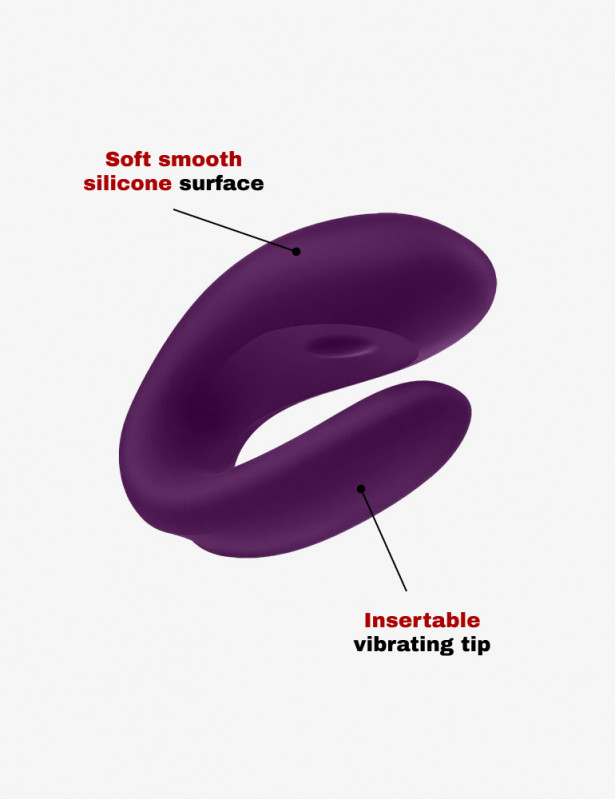 Satisfyer Vibrator Double Satisfyer - Double Joy - Purple