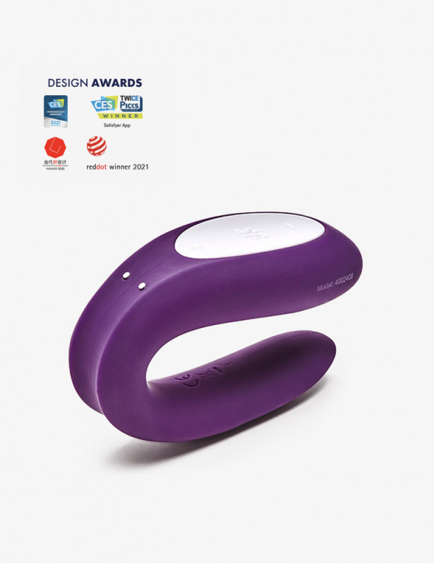 Vibrator Double Satisfyer - Double Joy - Purple