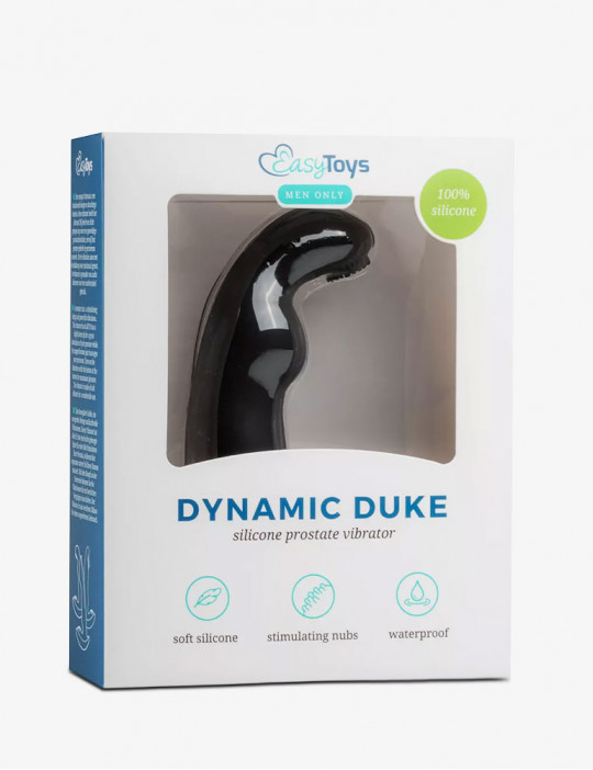 EasyToys Men Vibrating Prostate Massager - Dynamic Duke Ribbed
