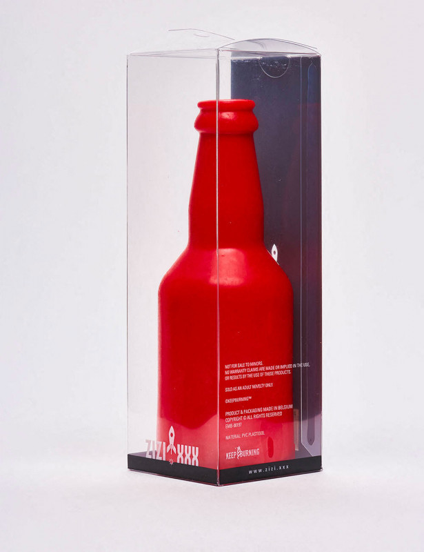 Red bottle shaped Anal Plug B-Bitch From Zizi XXX packaging Red bottle shaped Anal Plug B-Bitch From Zizi XXX packaging