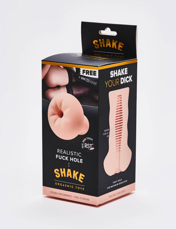Realistic Masturbator Shake Fuck hole front packaging Realistic Masturbator Shake Fuck hole front packaging