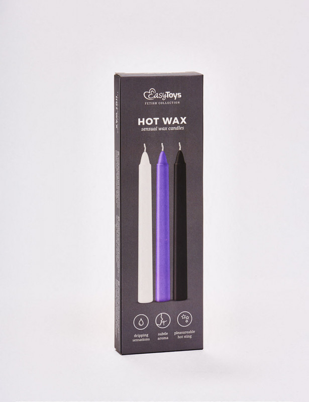 Set of 3 SM Candles Sensual Hot Wax packaging Set of 3 SM Candles Sensual Hot Wax packaging