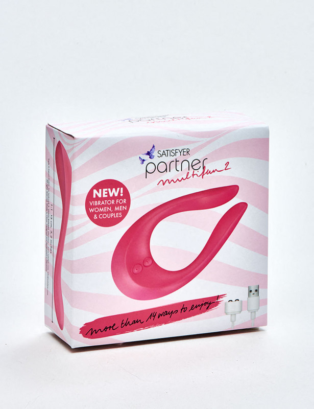 Vibrator SATISFYER Partner Multifun 2 pink packaging Vibrator SATISFYER Partner Multifun 2 pink packaging