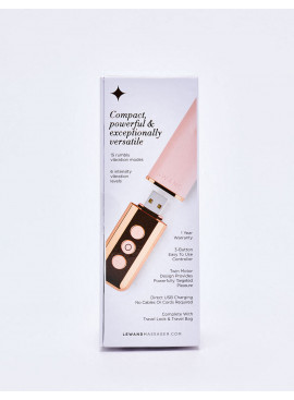 Vibrator Le Wand Deux Pink back packaging