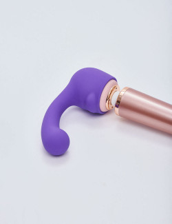 Le Wand Vibrator Accessory Curve Petite purple