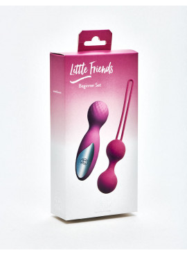 Vibrator & Kegel Balls Set Little friends from Minds of Love in Pink packaging