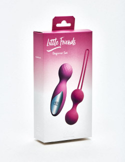 Vibrator & Kegel Balls Set Little friends from Minds of Love in Pink packaging