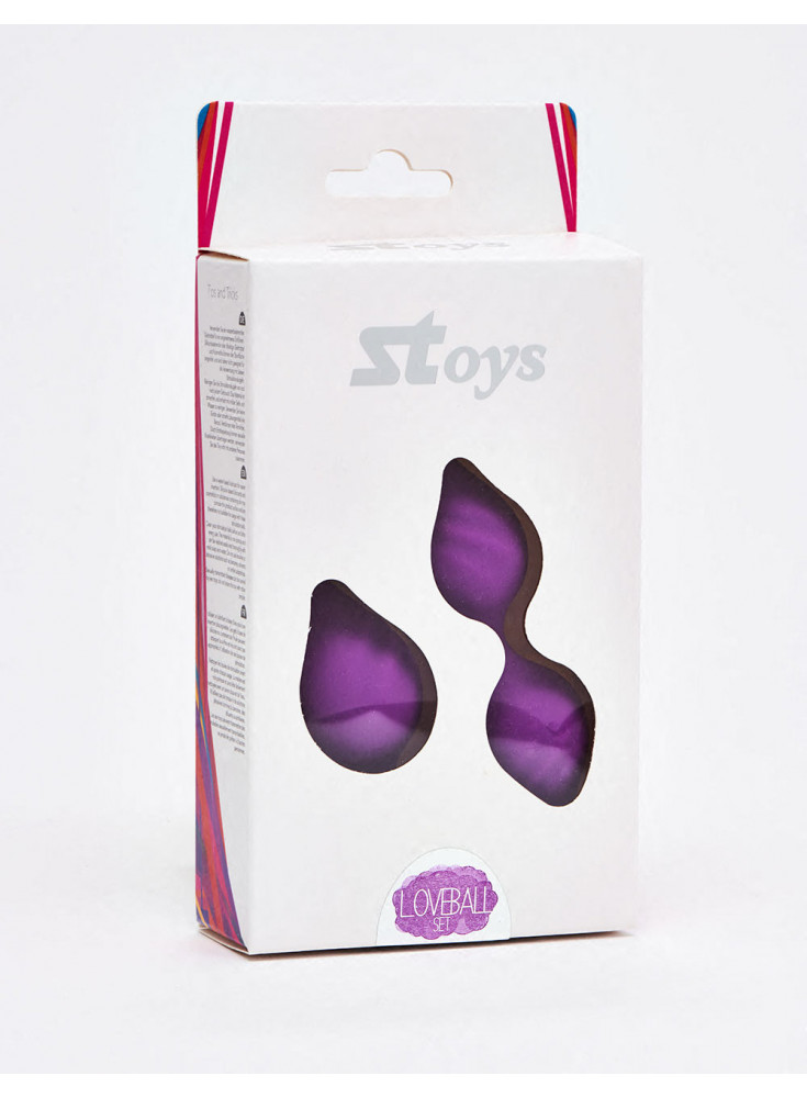 Kegel Balls SToys Love Ball Set in Purple packaging