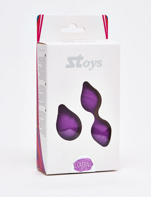 Kegel Balls SToys Love Ball Set in Purple packaging