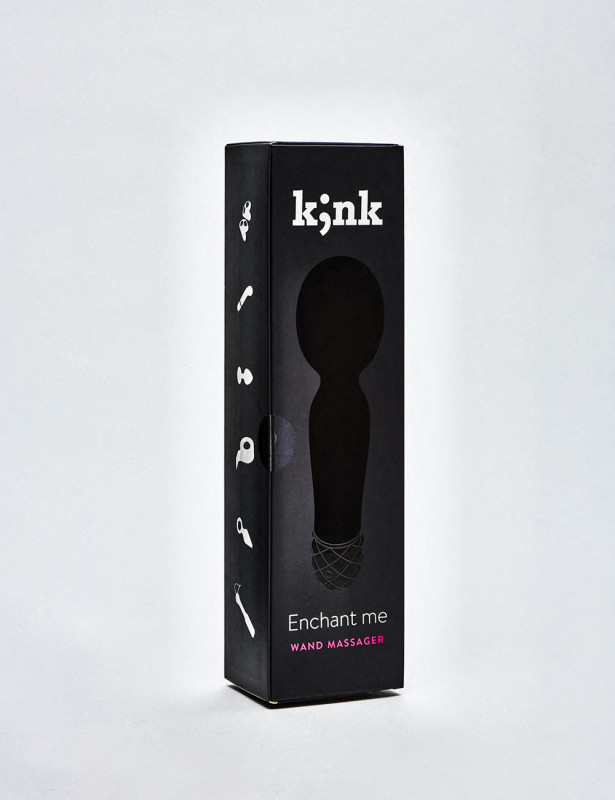 Vibrator Enchant Me Wand Massager from kink in Purple packaging Vibrator Enchant Me Wand Massager from kink in Purple packaging