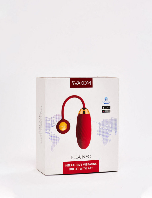 Bullet Vibrator Interactive Ella Neo from Svakom packging Bullet Vibrator Interactive Ella Neo from Svakom packging