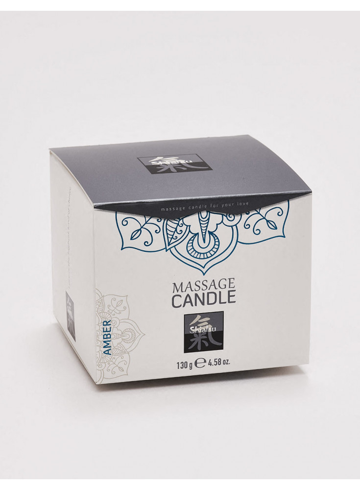 Massage Candle Shiatsu Amber sent packaging