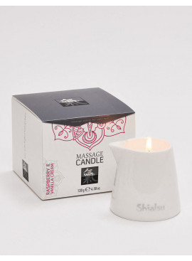 Massage Candle Shiatsu Raspberry and Vanilla Cream sent