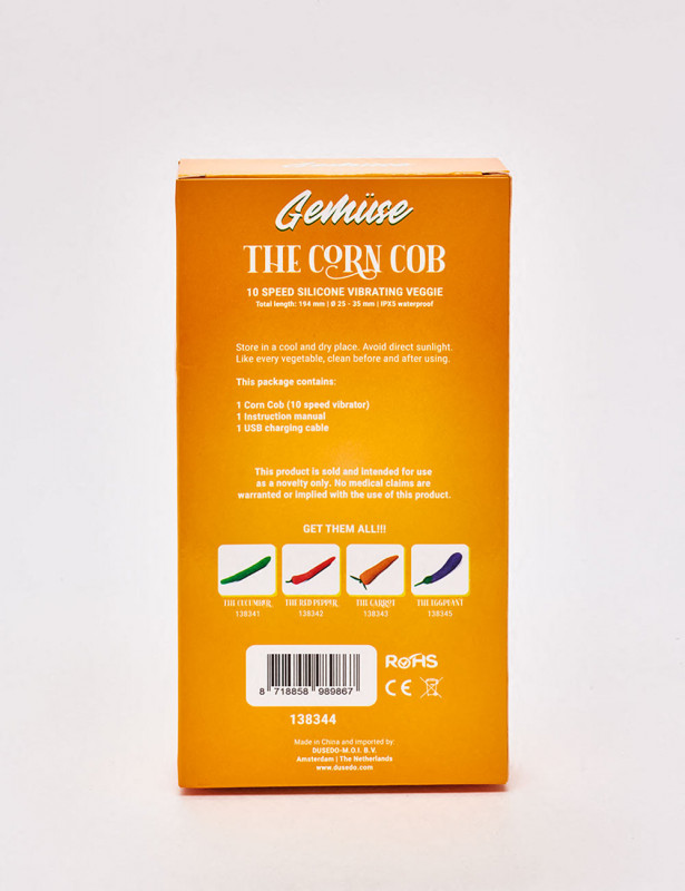 Vibrator corn from Gemuse back packaging
