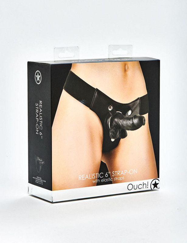 Strap-on Dildo Ouch! packaging Strap-on Dildo Ouch! packaging