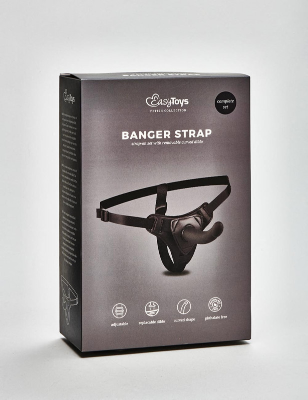 Strap-on Dildo Banger Strap from EasyToys packaging Strap-on Dildo Banger Strap from EasyToys packaging