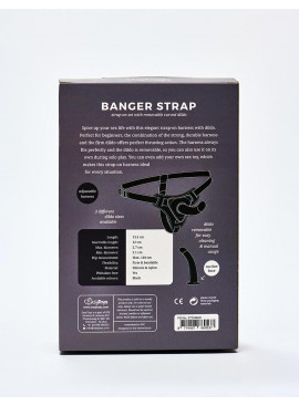 Strap-on Dildo Banger Strap from EasyToys back packaging