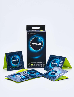 Box of 10 Condoms Ultra Thin My Size 49mm