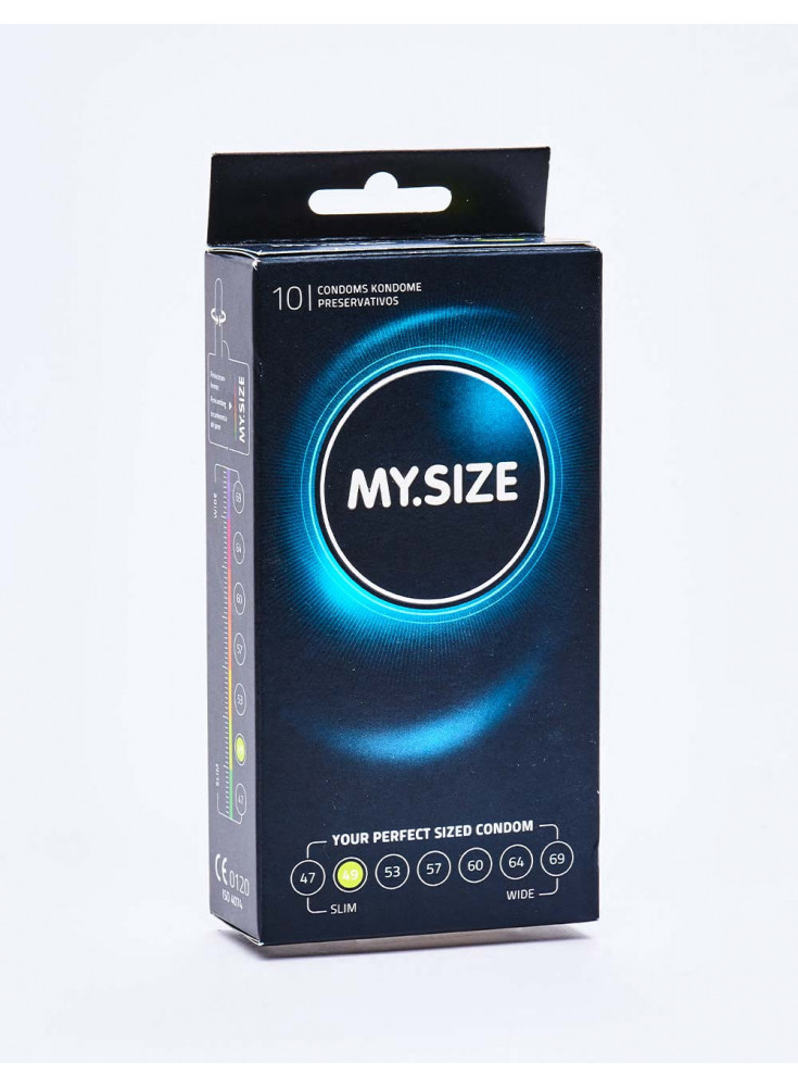 Box of 10 Condoms Ultra Thin 49mm