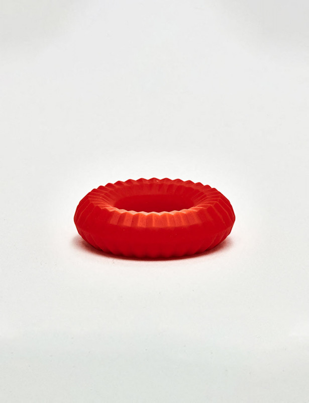 Silicone Cock Ring Nitro Red
