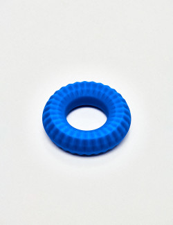 Blue Silicone Cock Ring Sport Fucker Nitro