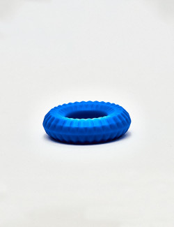 Blue Silicone Cock Ring Nitro