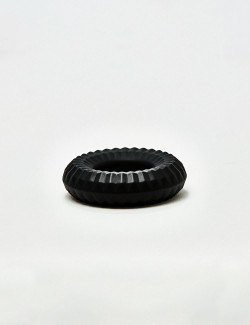Black Silicone Cock Ring Nitro