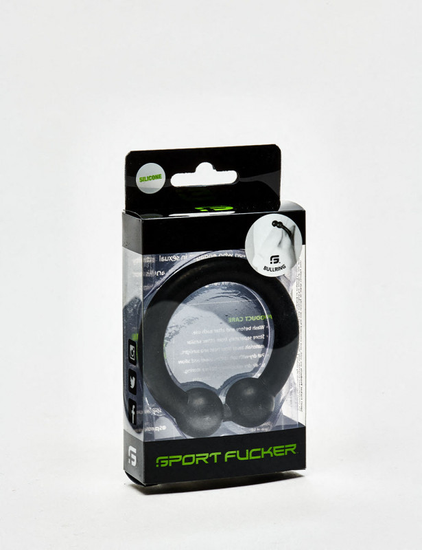 Packaging Bullring Black Silicone Cock Ring from Sport Fucker Packaging Bullring Black Silicone Cock Ring from Sport Fucker
