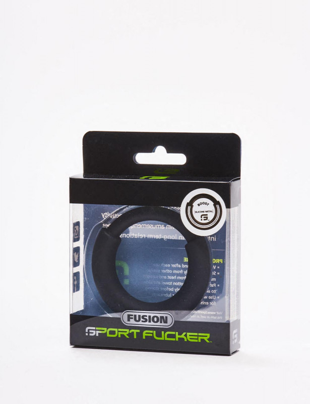 Packaging Fusion Boost Black Silicone Cock Ring Size XL from Sport Fucker Packaging Fusion Boost Black Silicone Cock Ring Size XL from Sport Fucker