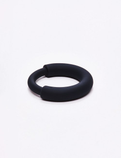 Fusion Boost Black Silicone Cock Ring Size XL