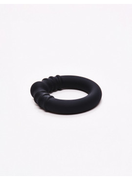 Fusion Holeshot Black Silicone Cock Ring Size XL