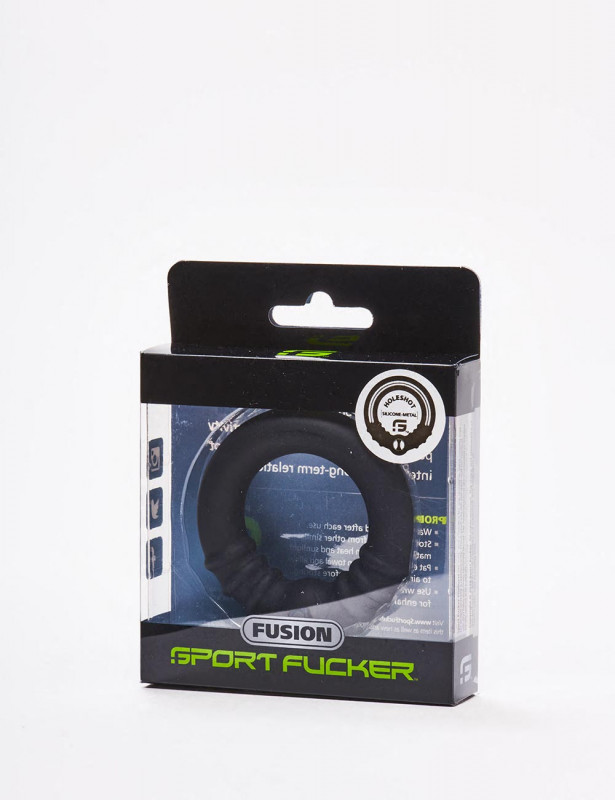 Packaging Fusion Holeshot Black Silicone Cock Ring Size L from Sport Fucker Packaging Fusion Holeshot Black Silicone Cock Ring Size L from Sport Fucker
