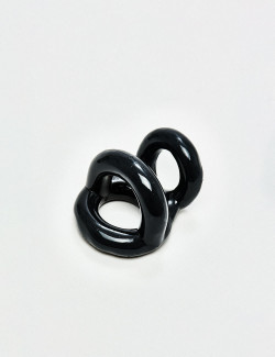 Fucker Ring Black Silicone Cock Ring