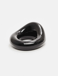 The Wedge Black Silicone&TPR Cock Rings from Sport Fucker