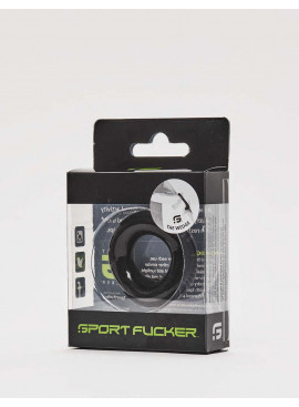 The Wedge Black Silicone&TPR Cock Rings from Sport Fucker packaging