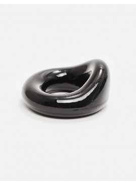 The Wedge Black Silicone Cock Rings from Sport Fucker