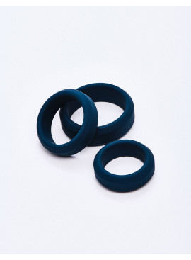 Set of 3 Silicone Cock Rings Boners