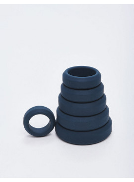 Set of 6 Silicone Cock Rings Boners