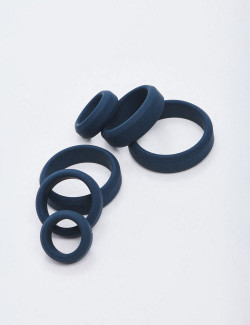 Set of 6 Silicone Cock Rings