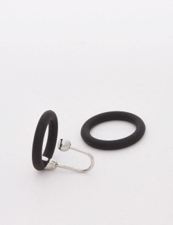 Black Glans ring Sperm stopper