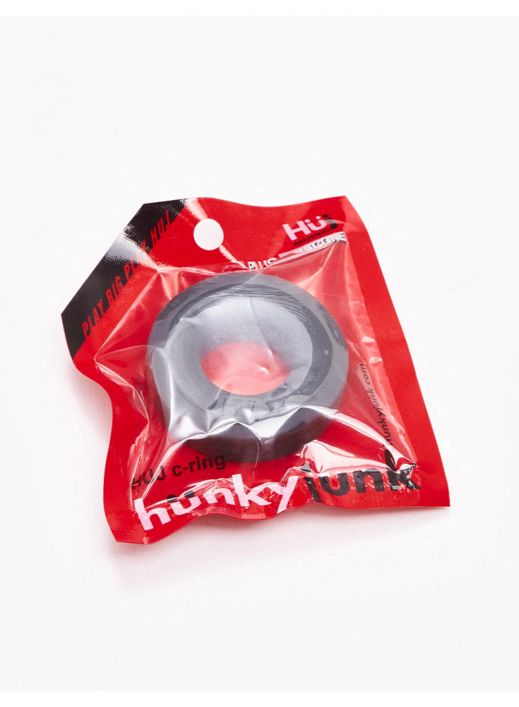Grey Silicone Cock Ring Huj C from Hunkyjunk packaging