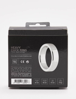 Stainless steel Cock Ring Sinner Gear 110 gr / 44 mm back packaging