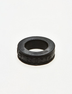 Black Silicone Cock Ring pig Ring from Oxballs