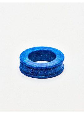Blue Silicone Cock Ring Pig Ring from Oxballs