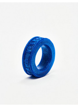 Blue Silicone Cock Ring Pig Ring