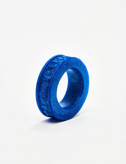 Blue Silicone Cock Ring Pig Ring