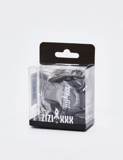 Pack of 2 black silicone cock ring from Zizi XXX packaging