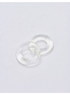 Pack of 2 transparent silicone cock ring from Zizi XXX
